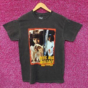Pulp Fiction Mrs Mia Wallace Poster Movie Tee L